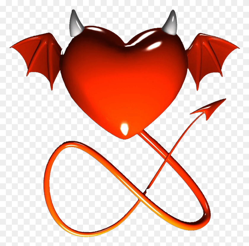 1148x1137 Сердце С Рогами Дьявола Татуировка, Шар, Воздушный Шар, Этикетка Hd Png Скачать