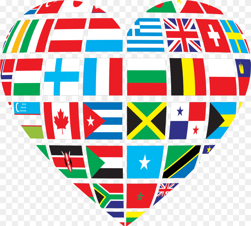 Heart World Clipart Global Heart Transparent PNG