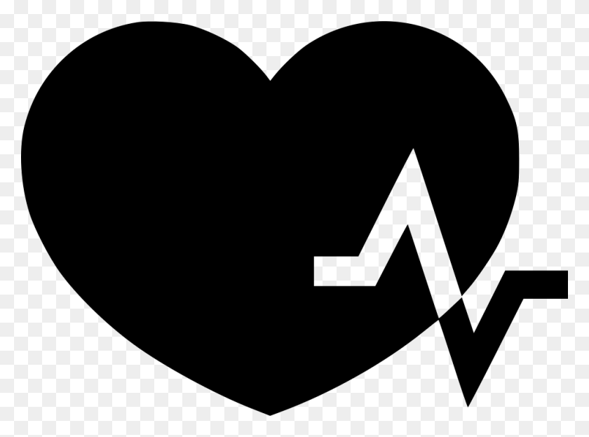 980x708 Heartbeat Icon Heart, Symbol, Text, Stencil HD PNG Download