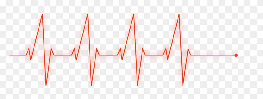 1281x421 Heartbeat Vector Heart Rate, Mountain, Outdoors, Nature HD PNG Download