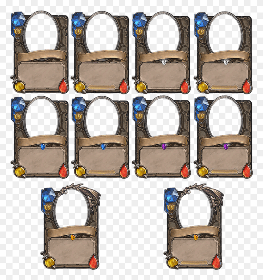 848x908 Hearthstone Card Hearthstone Empty Card Template, Light, Collage, Poster HD PNG Download