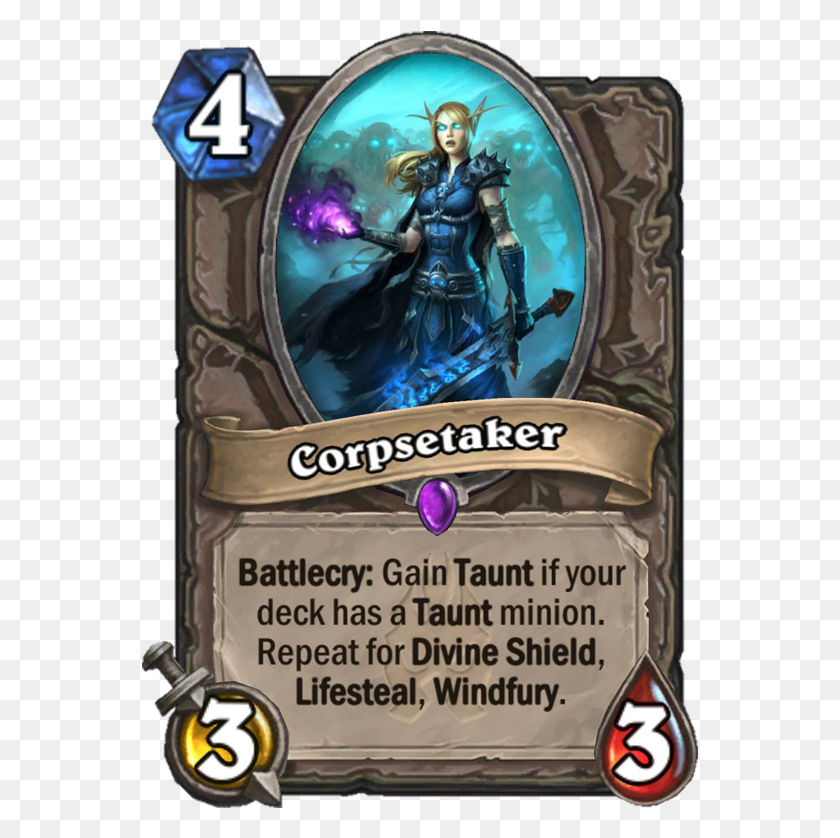557x778 Hearthstone Common Card, Person, Human, Batman HD PNG Download