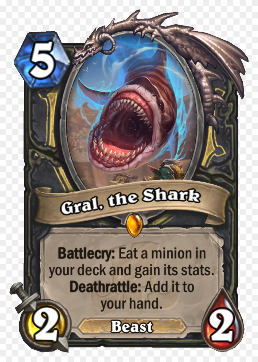 1103x1581 Hearthstone Graltheshark Gral The Shark Hearthstone, Sweets, Food, Confectionery HD PNG Download