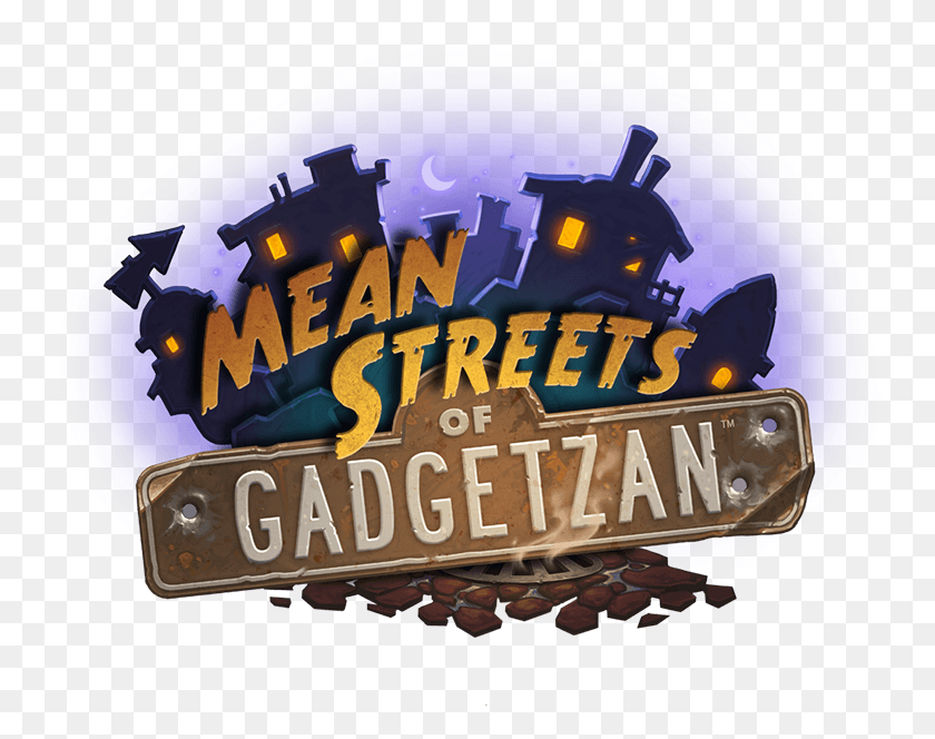 761x604 Descargar Png Hearthstone Mean Streets Of Gadgetzan Logo, Actividades De Ocio, Parque De Atracciones, Parque Temático Hd Png
