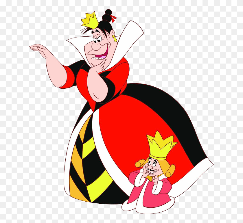 640x712 Hearts Cartoon Images Animated Alice In Wonderland Queen, Performer, Costume, Crowd HD PNG Download