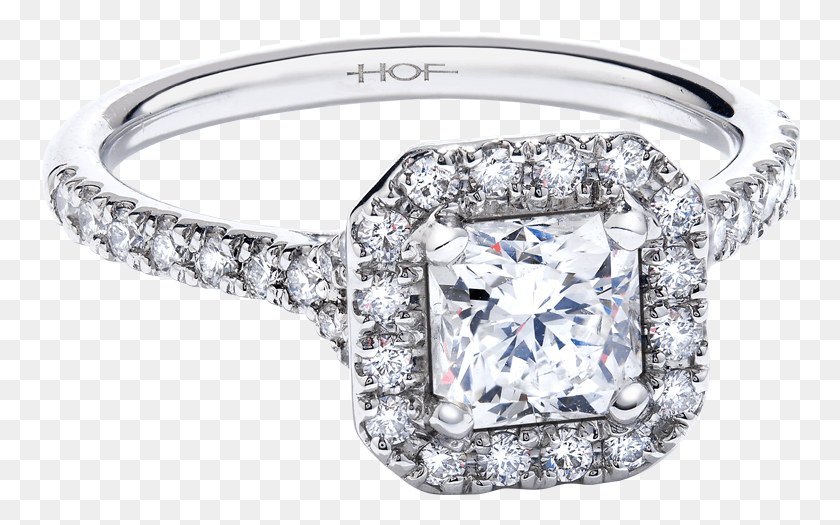 760x465 Hearts On Fire Transcend Single Halo Ring Hearts On Fire Engagement Ring, Diamond, Gemstone, Jewelry HD PNG Download