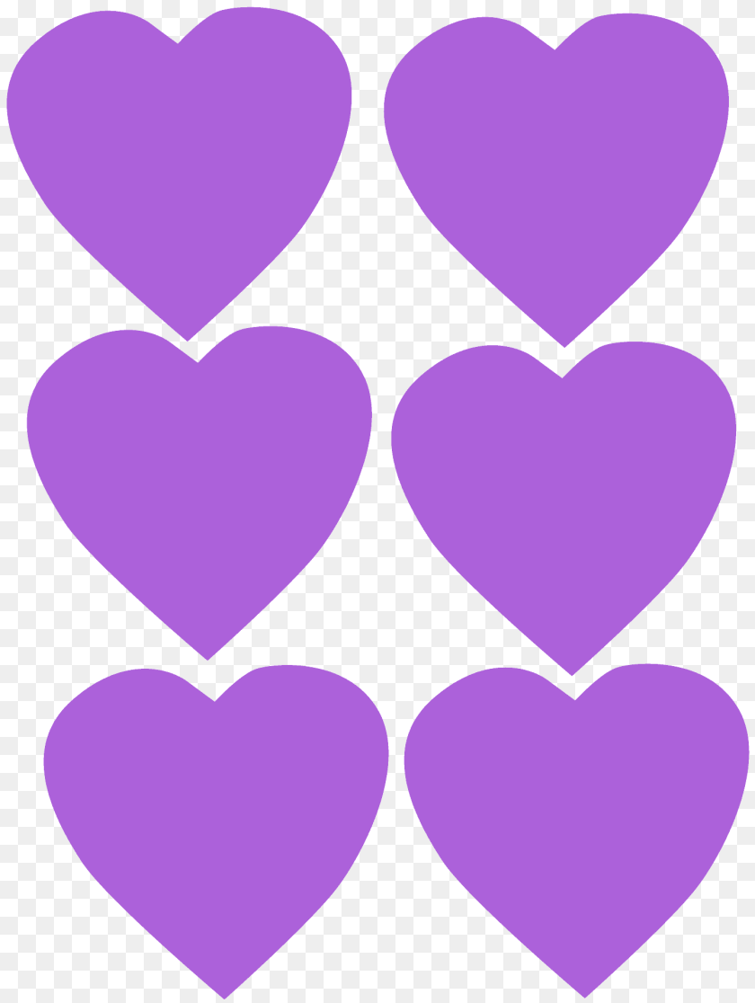 1445x1920 Hearts Silhouette, Heart, Purple PNG