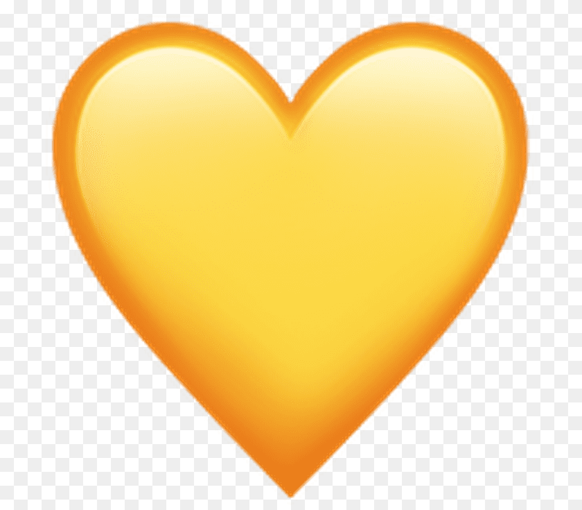 735x735 Hearts Yellow Yellowheart Ios Heart Different Colour Heart Emojis, Plate, Balloon Clipart PNG