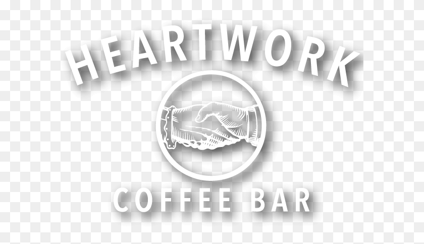 601x423 Heartwork Coffee Bar Heartwork Coffee Bar Logo, Texto, Etiqueta, Alfabeto Hd Png