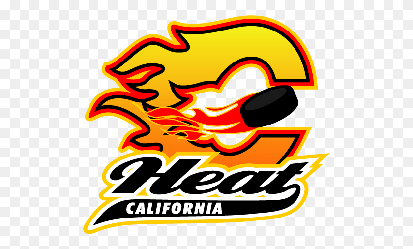 503x446 Heat Logo California Heat Hockey Logo, Food, Text, Urban HD PNG Download
