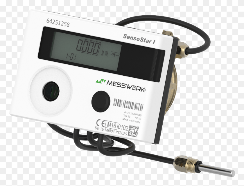 955x713 Medidores De Calor Sensostar U, Electronics, Tape Player, Gauge Hd Png