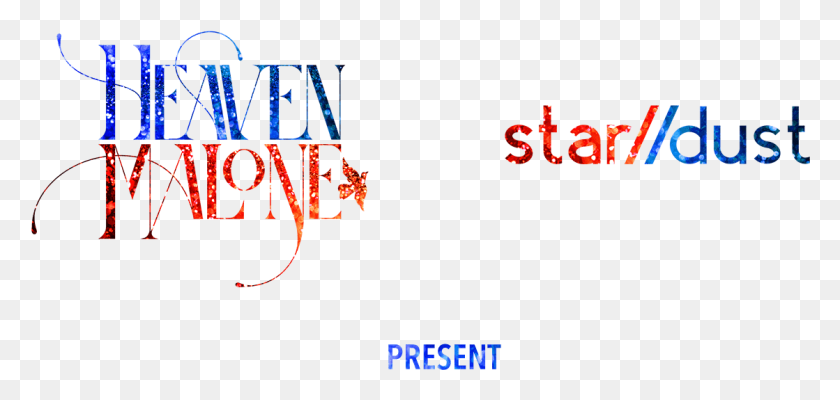 1119x489 Heaven Malone Amp Stardust Present Bowie Ball Calligraphy, Alphabet, Text, Bow HD PNG Download