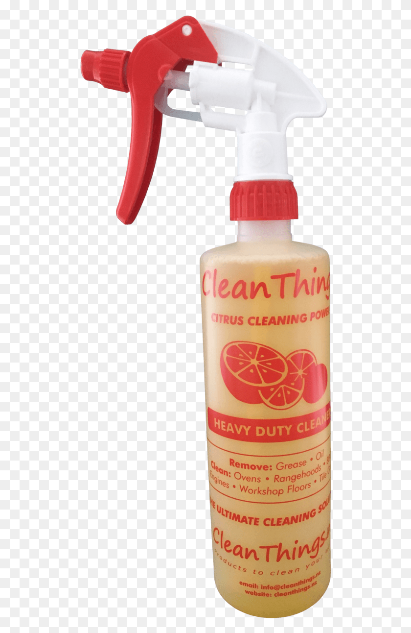 514x1232 Heavy Duty Citrus Cleaner Spray Bottle 500ml Plastic Bottle, Cosmetics, Text, Petal HD PNG Download