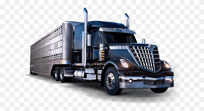 654x397 Heavy Haul International Lonestar, Truck, Vehicle, Transportation HD PNG Download