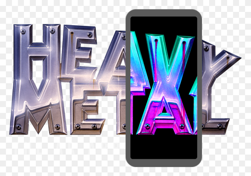 1314x897 Descargar Png Heavy Metal Ar Logo Clean Heavy Metal, Light, Text, Alfabeto Hd Png