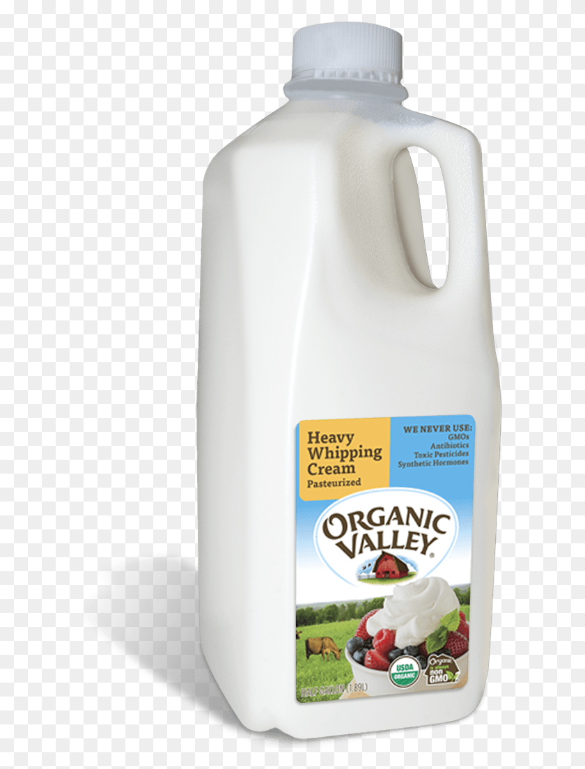 602x1044 Heavy Whipping Cream Pasteurized Organic Valley Heavy Whipping Cream, Milk, Beverage, Drink HD PNG Download