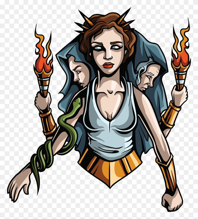 3000x3335 Hecate, Person, Human, Comics HD PNG Download