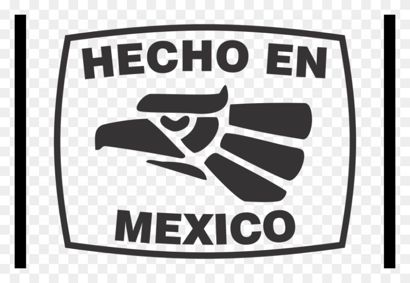800x533 Descargar Png Hecho En Mexico Logo Vector Logo, Etiqueta, Texto, Símbolo Hd Png