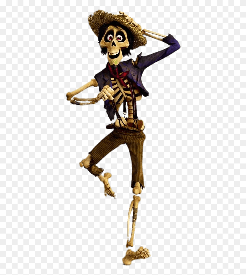 396x882 Hector Dancing Disney Pixar Coco Hector, Person, Human, Skeleton HD PNG Download