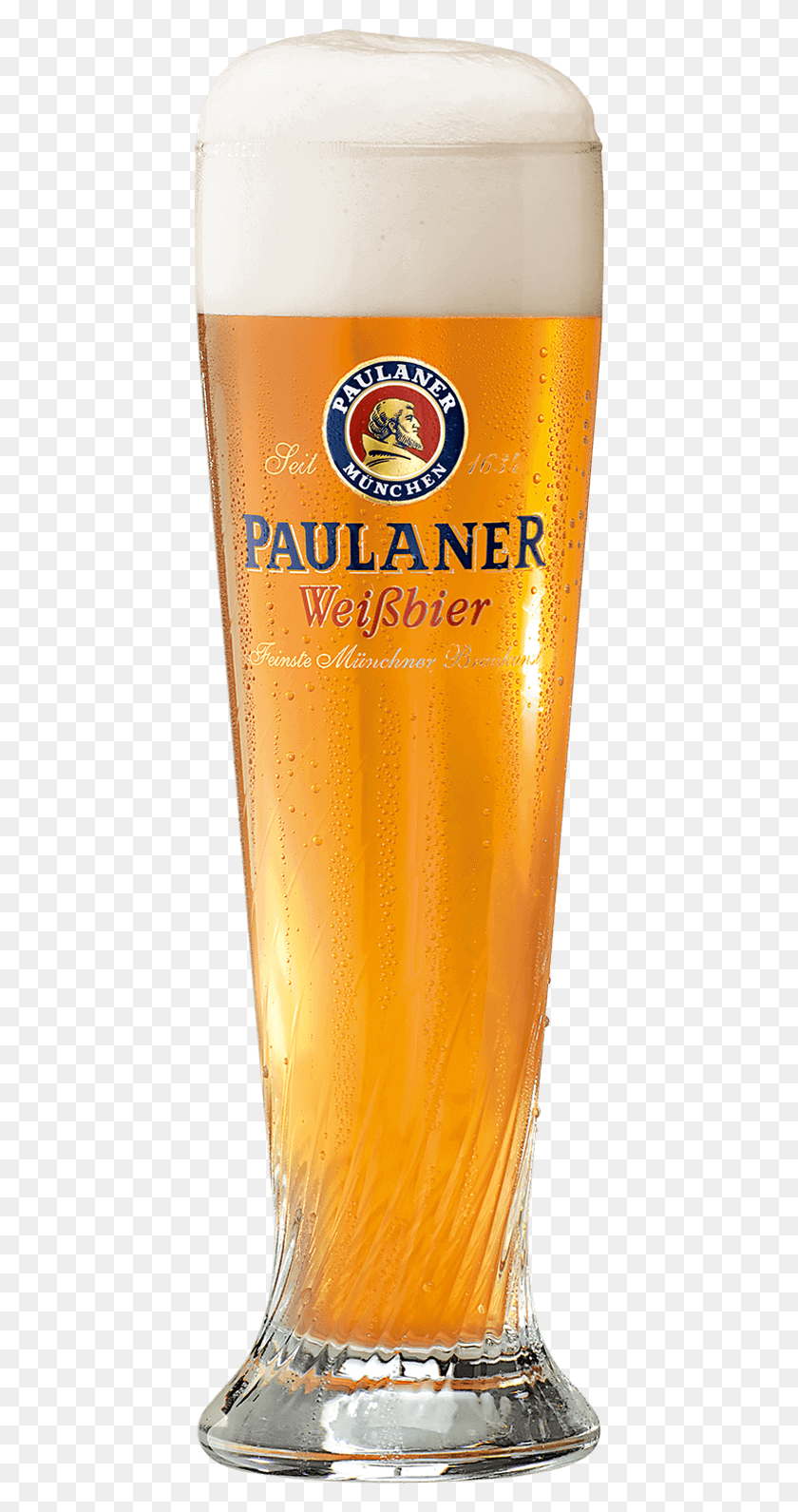 432x1531 Hefe Weibier Naturtrb Paulaner Weibier, Glass, Beer Glass, Beer HD PNG Download