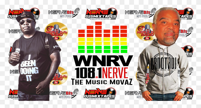 791x401 Heff And O Nerve Djs Banner Pc Game, Person, Sunglasses, Accessories HD PNG Download