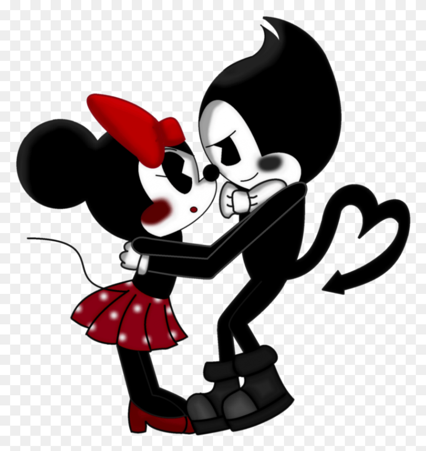 818x871 Descargar Png / Minnie Mouse Mickey Mouse X Minnie Mouse Png