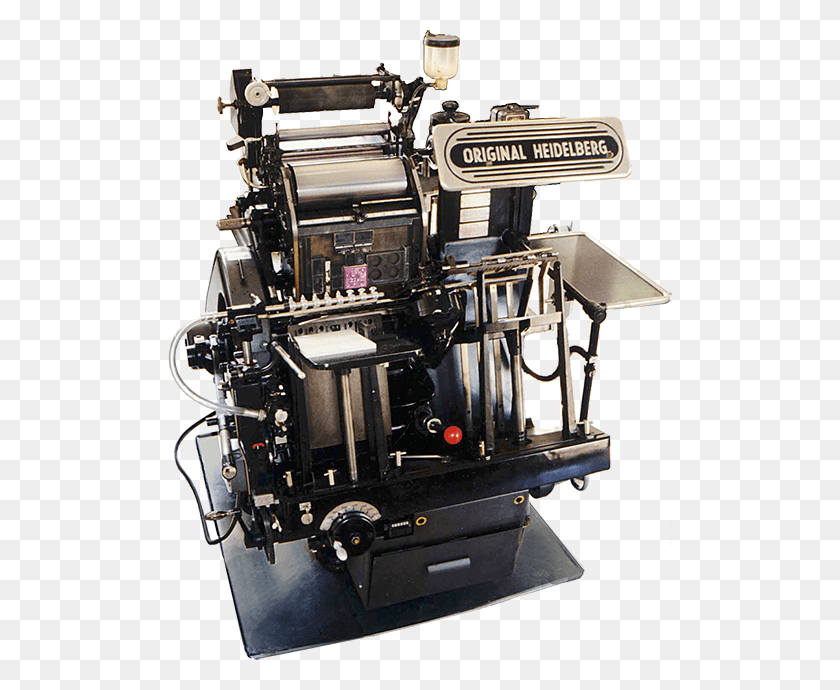 504x630 Heidelberg Tiegel Aka Windmill Heidelberg Press, Machine, Engine, Motor HD PNG Download