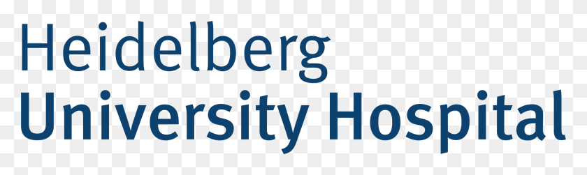 2400x589 Descargar Png Logotipo Del Hospital Universitario De Heidelberg, Logotipo Del Hospital Universitario De Heidelberg Png, Texto, Número, Símbolo Hd Png