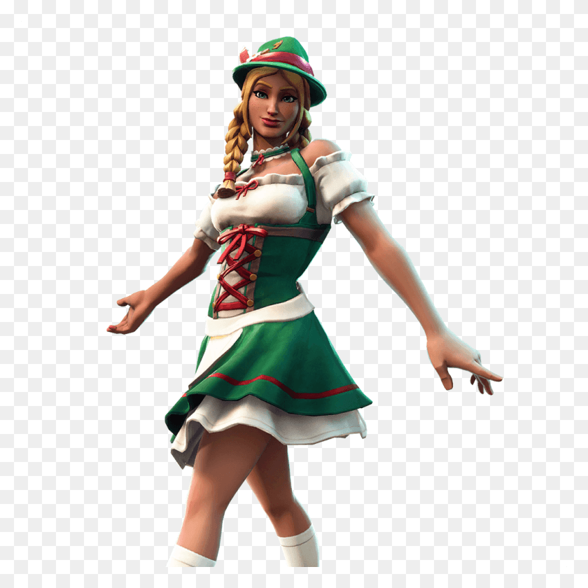 1024x1024 Heidi Outfit Featured Image Heidi Fortnite, Costume, Person, Human HD PNG Download