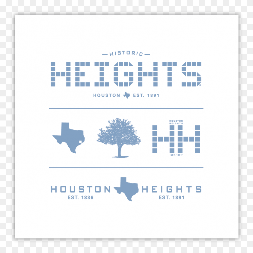 1051x1051 Heights Design Collection Texas License Plate, Advertisement, Text, Poster HD PNG Download