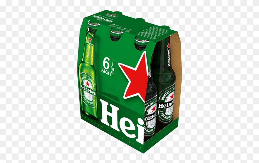 343x471 Heineken 330 Мл 6 Упаковок Пива, Алкоголь, Напитки, Напиток Hd Png Скачать