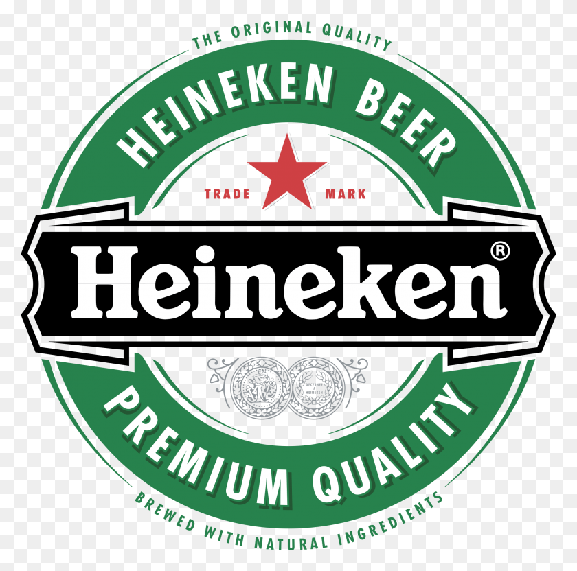 2186x2164 Логотип Heineken Прозрачный, Этикетка, Текст, Логотип Hd Png Скачать
