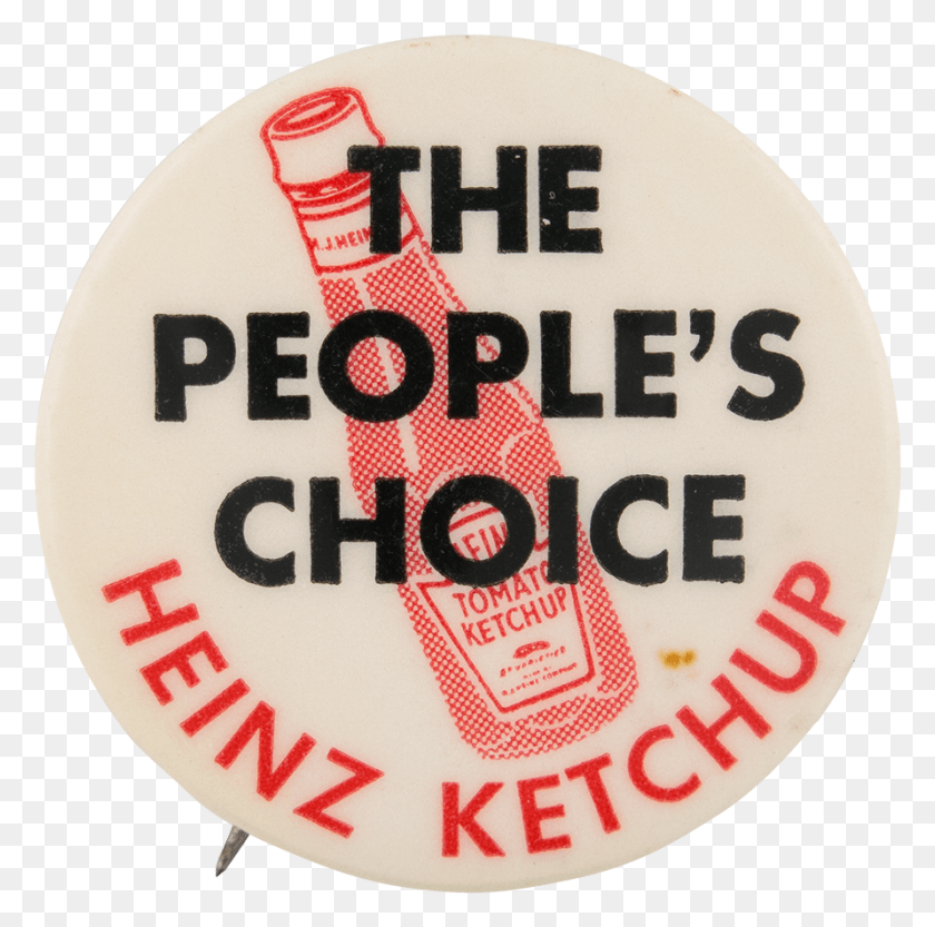 891x884 Музей Кнопок Рекламы Кетчупа Heinz Eat People, Логотип, Символ, Товарный Знак Hd Png Скачать