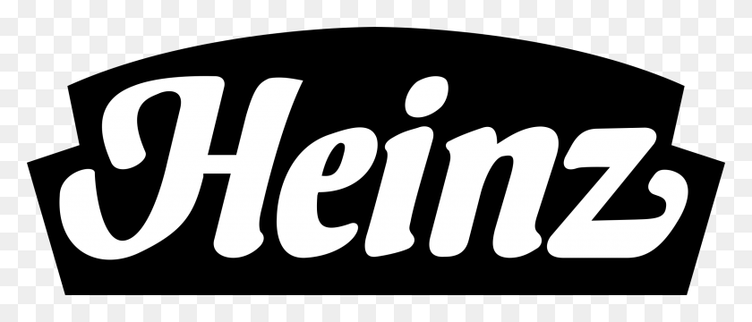 2400x924 Descargar Png Heinz Logo Transparente Heinz Logo Blanco, Texto, Alfabeto, Etiqueta Hd Png