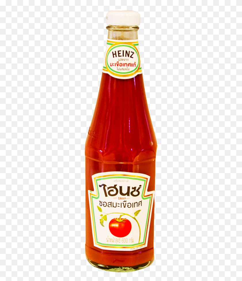 254x914 Heinz Tomato Ketchup 600 Gm, Food, Beverage, Drink HD PNG Download