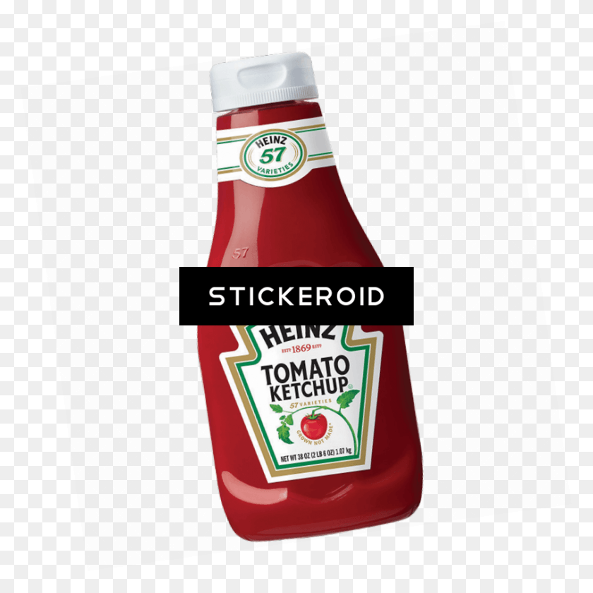 846x847 Heinz Tomato Ketchup Heinz Ketchup Transparent, Food, Label, Text Png Скачать