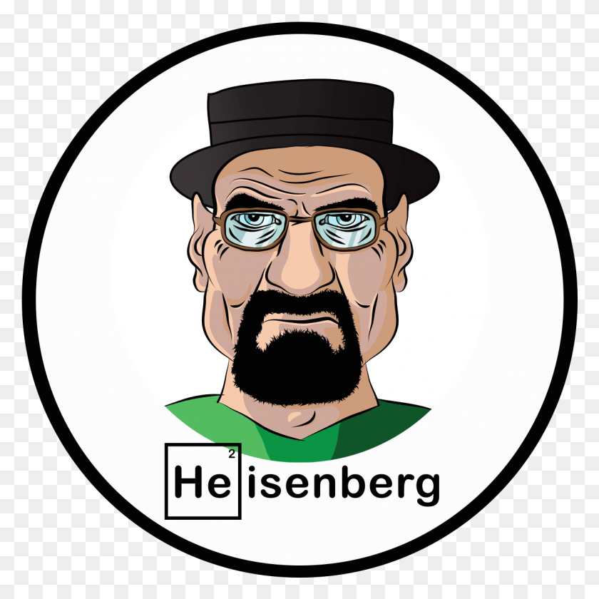 1193x1193 Heisenberg Illustration Caricature Illustration, Face, Person, Human HD PNG Download