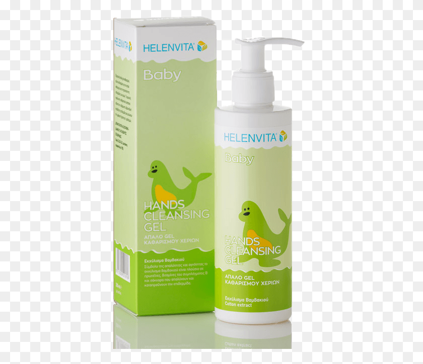 391x664 Helenvita Baby Hands Cleansing Gel 200ml, Bottle, Shampoo, Bird HD PNG Download