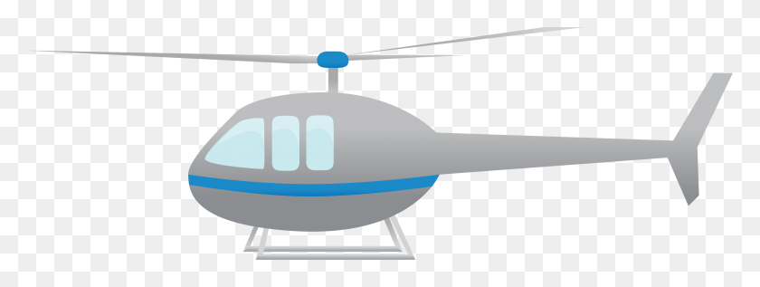 3107x1025 Helicopter Blue Cartoon Helicopter, Transportation, Vehicle, Weapon HD PNG Download
