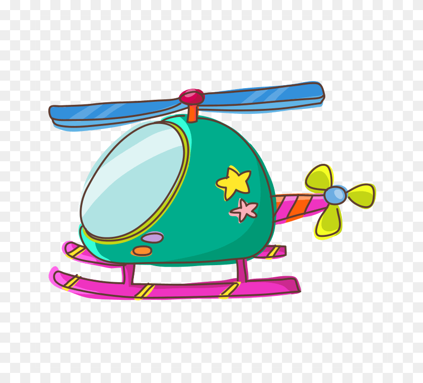 700x700 Helicopter Cartoon, Aircraft, Vehicle, Transportation HD PNG Download