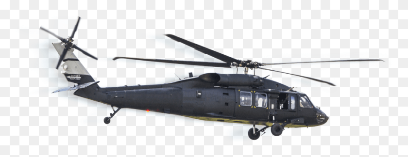 894x303 Descargar Png Helicóptero Uh 60V Black Hawk Png