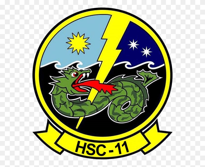 576x627 Helicopter Sea Combat Squadron 11 Hsc, Symbol, Logo, Trademark HD PNG Download