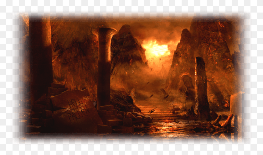 1100x613 Hell Hell Background 16, Fire HD PNG Download