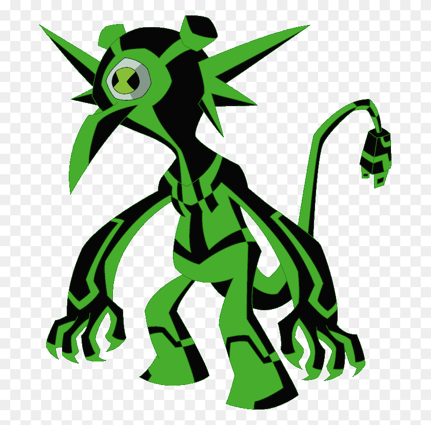 687x769 Hell If He Ever Makes A Biomnitrix He Could Make A Ben 10 Omniverse Humungoopsaur, Dragon, Green, Reptile HD PNG Download