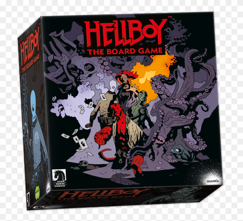 956x863 Hellboy Animado Sangre Y Hierro 2007, Cartel, Publicidad, Comics Hd Png