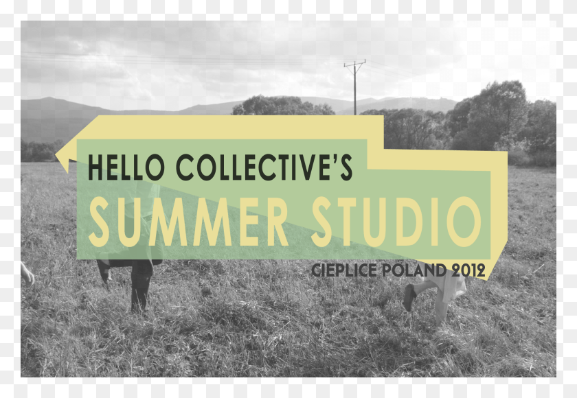 2145x1430 Descargar Png Hello Collective Summer Studio Artistas Residencia Señalización, Hierba, Planta, Al Aire Libre Hd Png