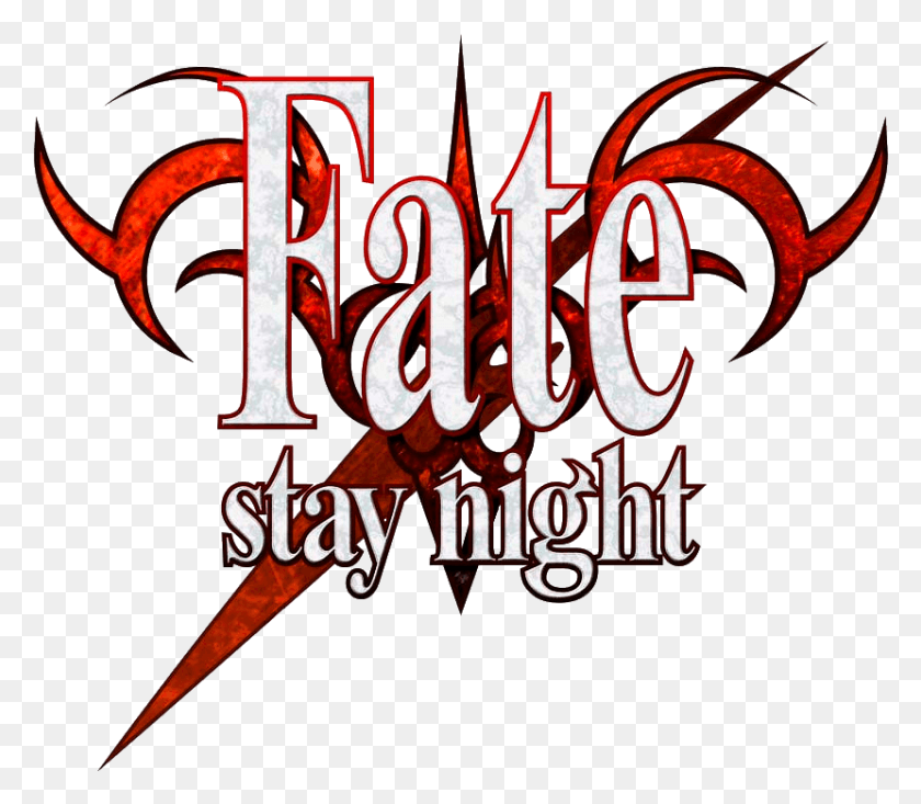 830x717 Hello Everybody It39s Time To Embark On A Brand New Fate Stay Night Unlimited Blade Works Logo, Text, Alphabet, Poster HD PNG Download
