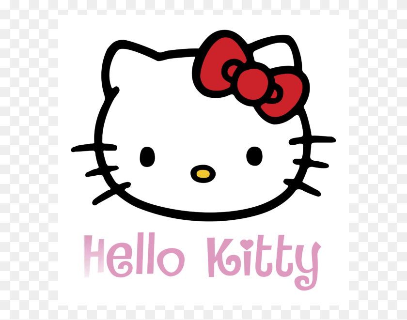 601x601 Descargar Png Hello Kitty, Etiqueta, Texto, Stencil Hd Png
