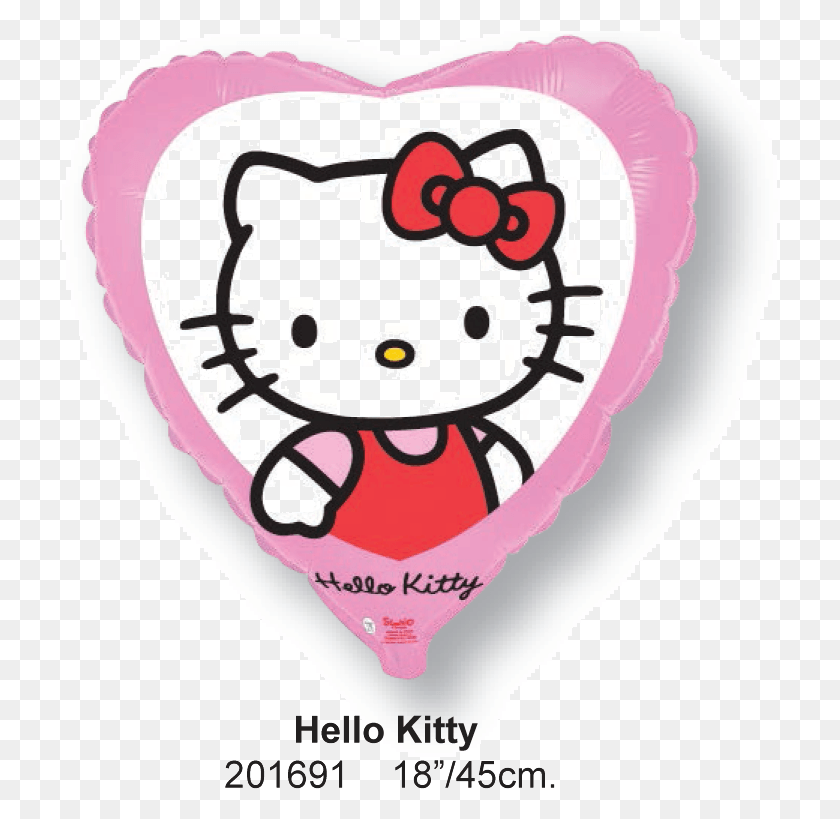 720x759 Hello Kitty 2 Hello Kitty, Heart, Plectrum, Dynamite HD PNG Download
