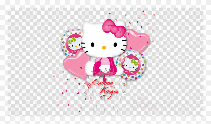 900x500 Descargar Png Hello Kitty Happy Birthday Clip Art N3, Thug Life Hat, Gráficos, Texto Hd Png